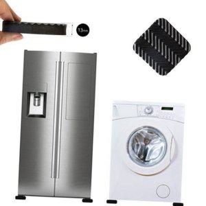 진동 고정 패드 미끄럼 세탁기 하부 받침대 소음방지 세탁실