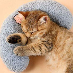 베개 목베개 고양이 고양이용 커브형 반려동물 경추 강아지