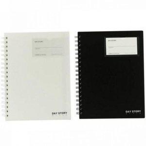 포켓 트윈링 메모노트 스프링 학습용 표지 노트 다용도 pp