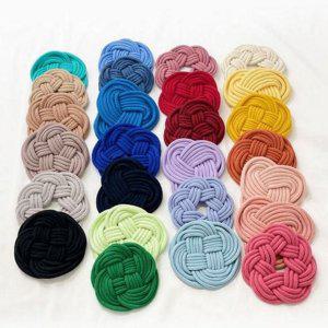 인테리어 핸드메이드 코스터 홈카페 티 손뜨개 선물용 매듭