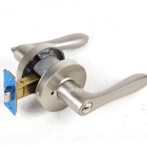 개인 욕실용 손잡이 침실 열쇠형 레버형 방문 문고리