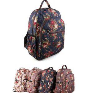 경량 여성 데일리 플라워 꽃무늬 작은 가벼운 백팩