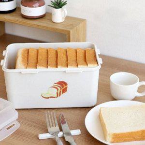 주방 정리 3리터 다용도 보관 용기 튼튼한 식빵 밀폐