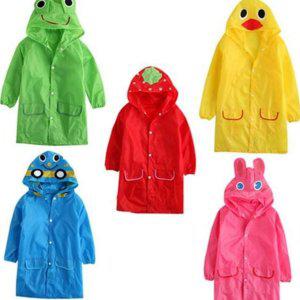 레인코트 우비 동물 어린이 아동 여아 비오는날