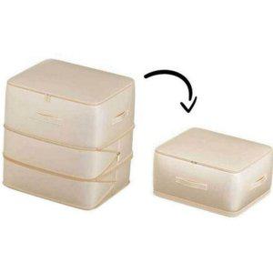 의류 옷장 보관함 리빙박스 대용량 정리함 옷 지퍼 다용도