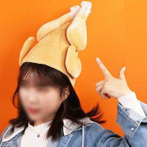 생일 다리 치킨 이벤트 파티 모자 닭
