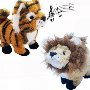 호랑이 소프트 동물 아기 장난감 유아 사자 인형