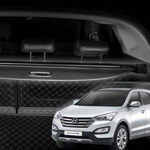 싼타페 가림막 차량 트렁크 dm 정리 스크린