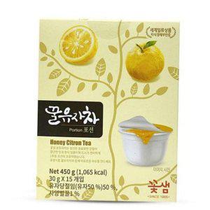 간편한 포션 차 유자 휴대용 액상 음료 꿀차