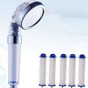 샤워기 정수 교체형 녹물 헤드 필터 제거 염소제거