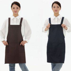 작업복 요리 투포켓 식당 주방용 앞치마 h형 유니폼 폴리