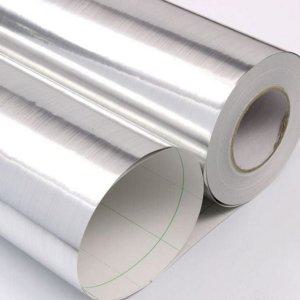 헤어라인 실내 금속 시트지 장식 메탈 실버