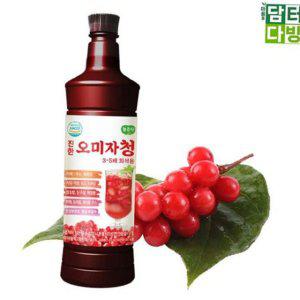 오미자 액기스 과일 주스 발효 청 원액 진한