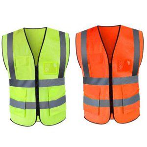 망사 산업용 안전 환경미화 조끼 야광 반사