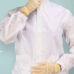 크린 제전 투피스 룸 폴리에스터 작업복 산업용 무진복 방진