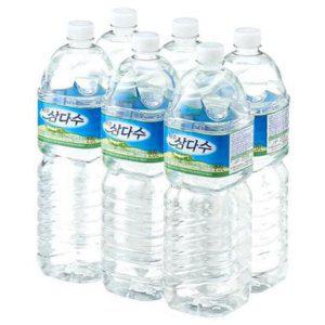 생수 플라스틱 대용량 6개 묶음 2리터 식수