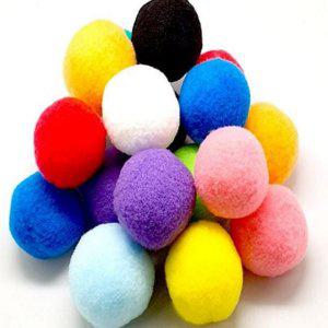 다채로운 뿅뿅이 솜 공예용 200개 50mm 방울 폼폼이