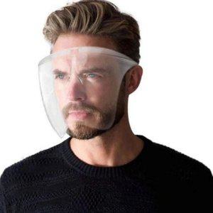 주방 마스크 위생 플라스틱 투명 얼굴 안면 방역 가리개 보호