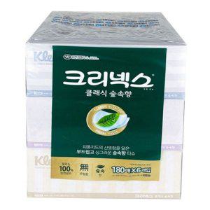 싱그러운 부드러운 180매 화장지 무형광 미용 각티슈 향 숲속 일상용