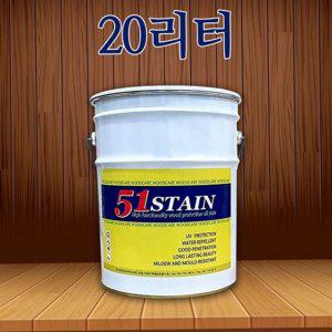 실외 방부 스테인 레드우드 오일 20리터 목재 데크