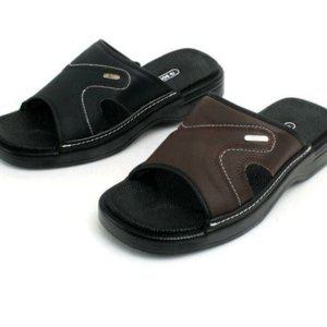 지압 쿠션 사무실 인조 남성 실내 가죽 슬리퍼