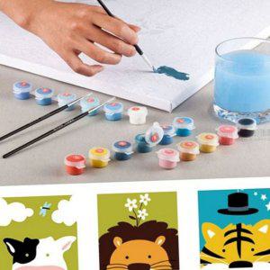 어린이 그리기 명화 캔버스 아트 유화 숫자