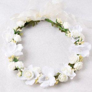 화관 웨딩 촬영용 헤어 결혼식 브라이덜 조화