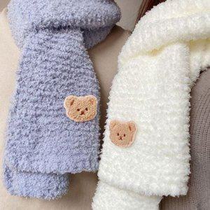 니트 겨울 목도리 털 수제 따뜻한 두꺼운