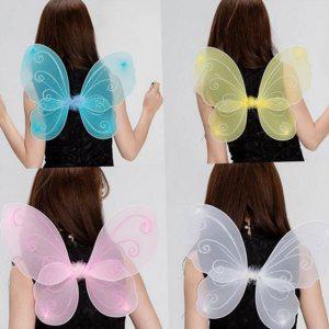 천사날개 요정 날개 촬영 망사 코스튬 나비