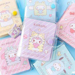 공 3 귀여운 휴대용 키링 학생 다이어리