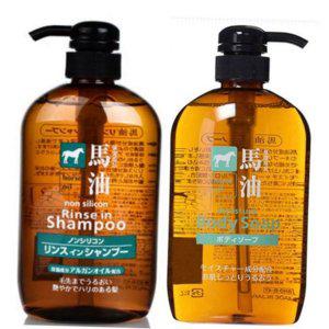 대용량 무실리콘 2in1 마유 두피 린스 약산성 샴푸