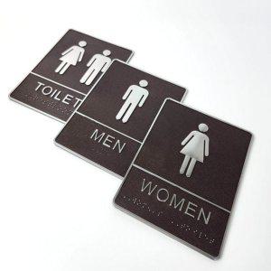 화장실 매장 문부착 안내판 고급 돌출형 장애인 표지판 사인