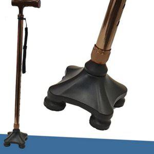 다리 노인 보행 휴대용 지팡이 사발형 어르신 접이식