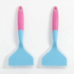 요리용 스크래치방지 프라이팬 와이드 일체형 실리콘 뒤집개