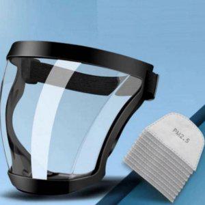 안면 방수 얼굴 통풍구 활동 실리콘 마스크 야외 보호