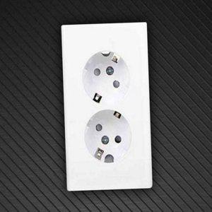 2구 벽체용 매입 콘센트 가정용 사무실 매입형 고정형