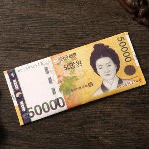 슬림형 얇은 지폐 지갑 용돈 장지갑 가벼운 명절 선물