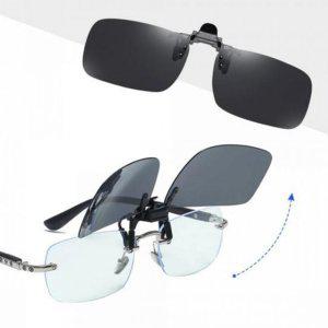 야간용 클립 클립온 선글라스 클립형 편광 운전용 골프