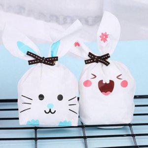 토끼 비닐 선물 답례품 어린이집 봉투 사탕 포장 쿠키