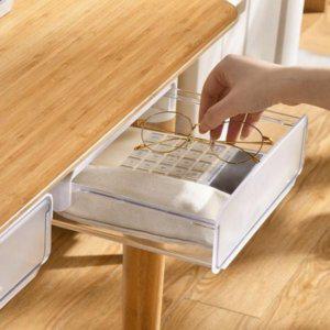 책상 정리 정리함 서랍 밑 문구 붙이는 부착식