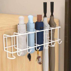 좋은 현관 부착 벽걸이형 우산걸이 6구 우산꽂이 보관 거치대 M50310