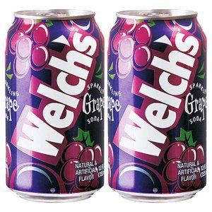 농심 웰치스 포도 355ml x 48캔 (24캔x2박스)