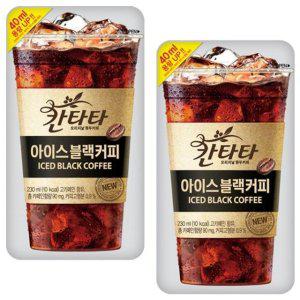롯데 칸타타 아이스 블랙커피 230ml x 20팩