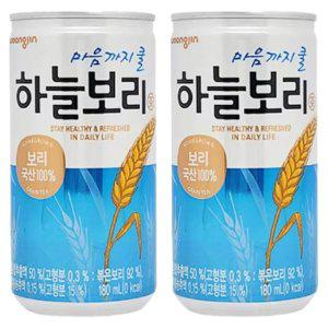웅진 하늘보리 180ml x 60캔 (30캔x2박스)