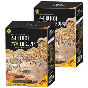 송원 우리차 스테비아 17곡 미숫가루 80T (40Tx2개)
