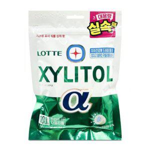 롯데 자일리톨 알파 오리지날 195g X 2개