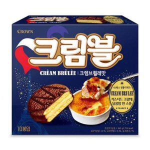 크라운 크림블 크렘브륄레맛 320g X 4개
