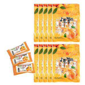 미성식품 감귤젤리 160g (10개) 만다린 젤리 간식
