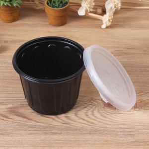 일회용 소스용기 JH 105파이 특대 블랙 500세트 소스