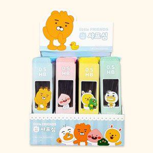 리틀프렌즈 샤프심 라이언15+어피치15+무지5+튜브5 0.5 HB 20pcs x 60mm